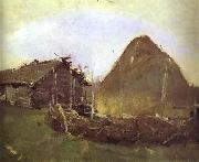 Valentin Serov Haystack painting